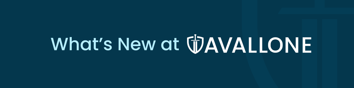 Whats New at Avallone Header